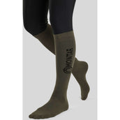 Montar Chaussettes d'Équitation Logo Pine Green