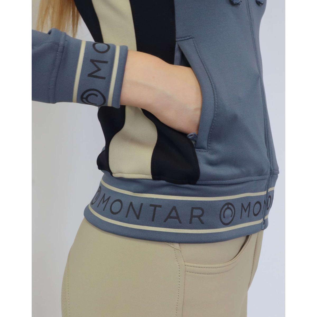 Montar Veste Alia Viv Logotape Dove Blue