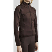 Montar Blouson MoPaige Pintucks Crystals Marron