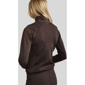 Montar Blouson MoPaige Pintucks Crystals Marron