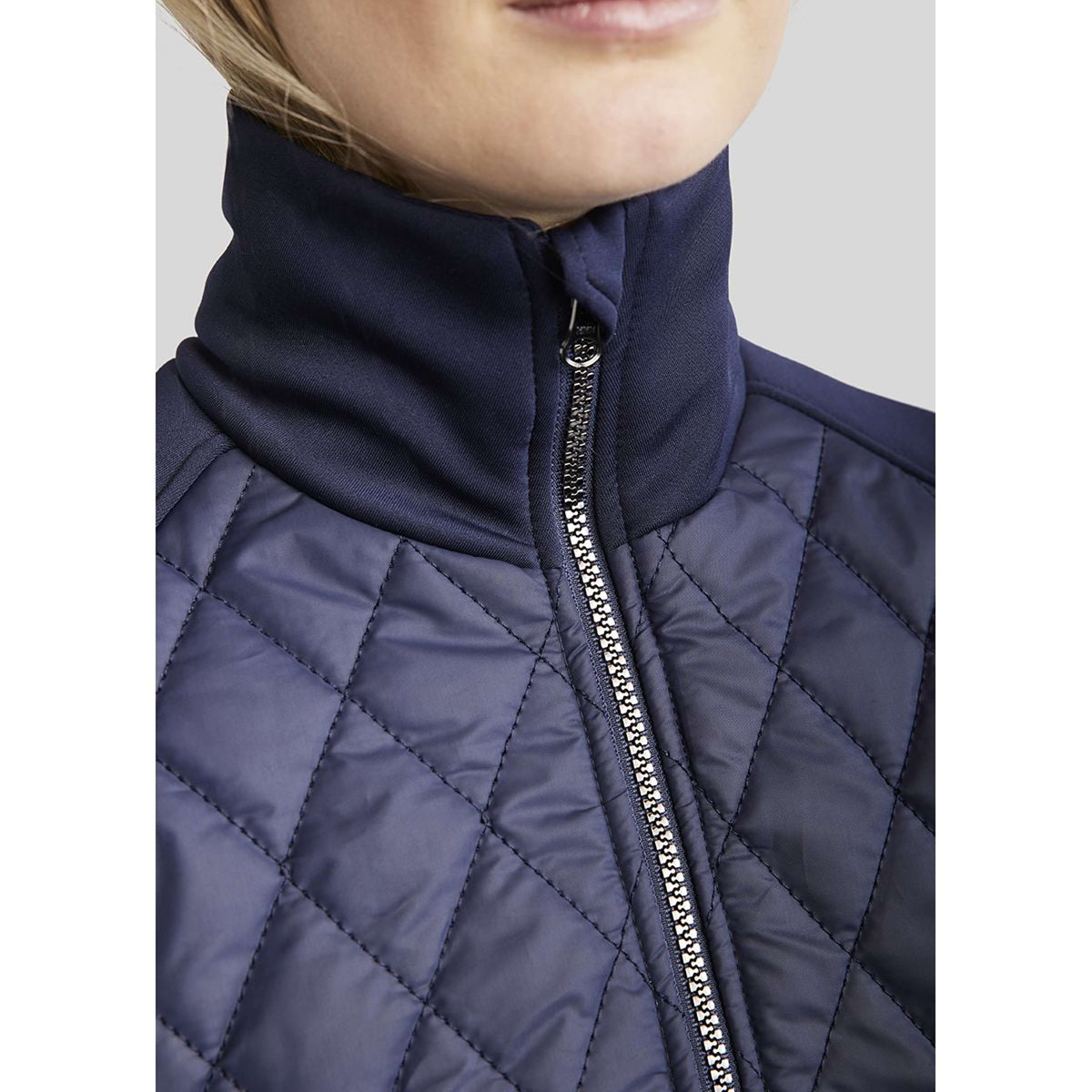 Montar Blouson MoQuinn Quilted Long Marin foncé