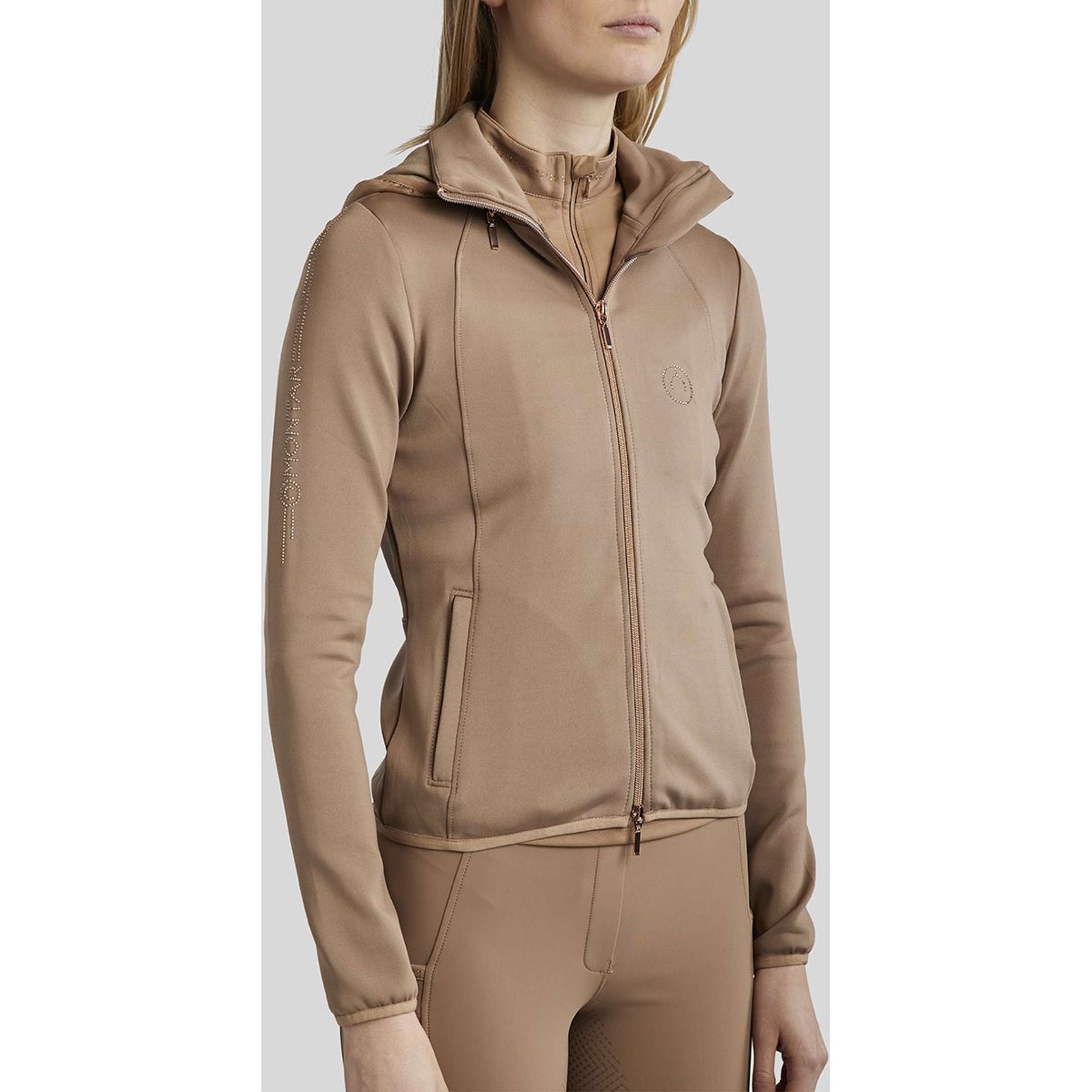 Montar Blouson MoFLora Rosegold Crystals Latte