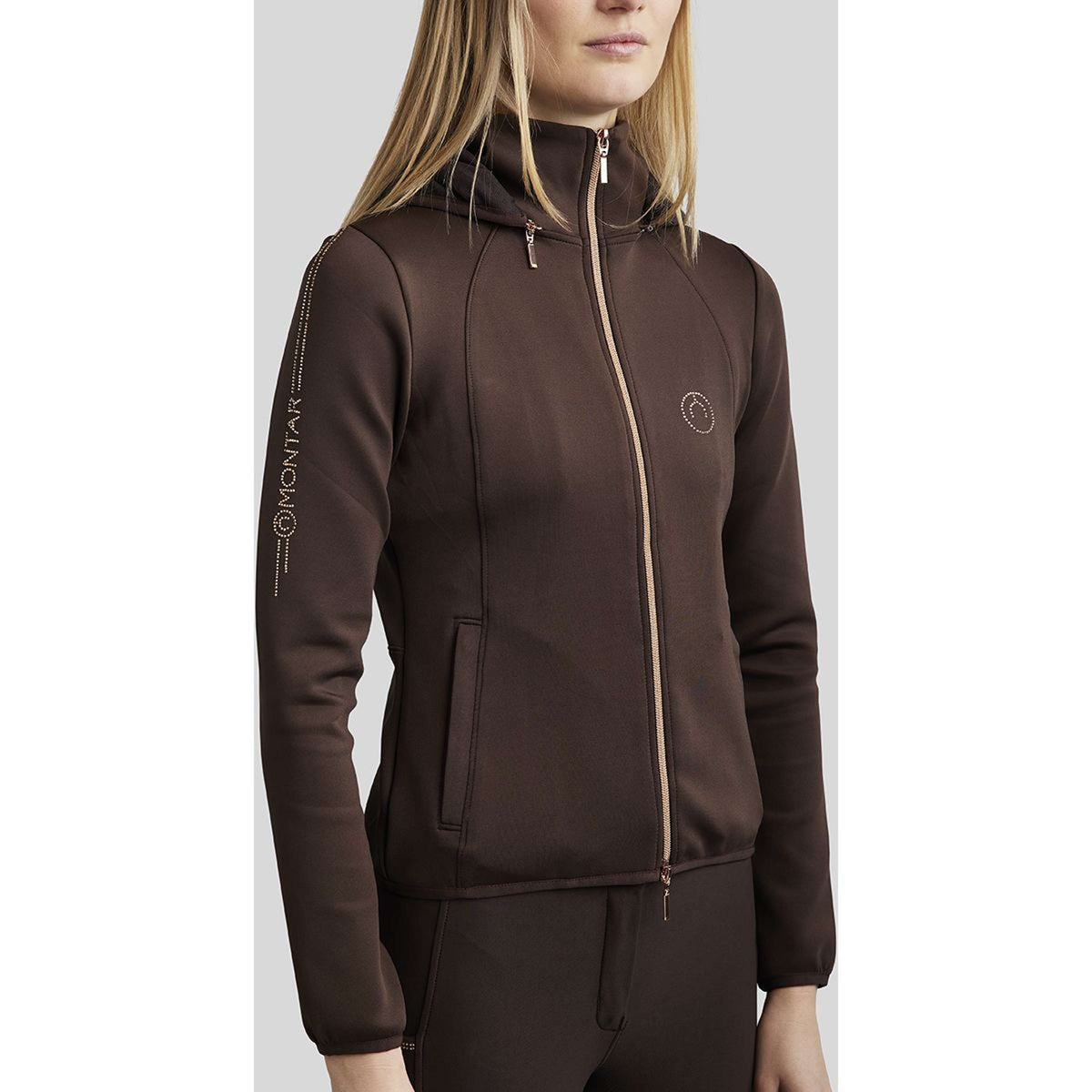 Montar Blouson MoFLora Rosegold Crystals Marron