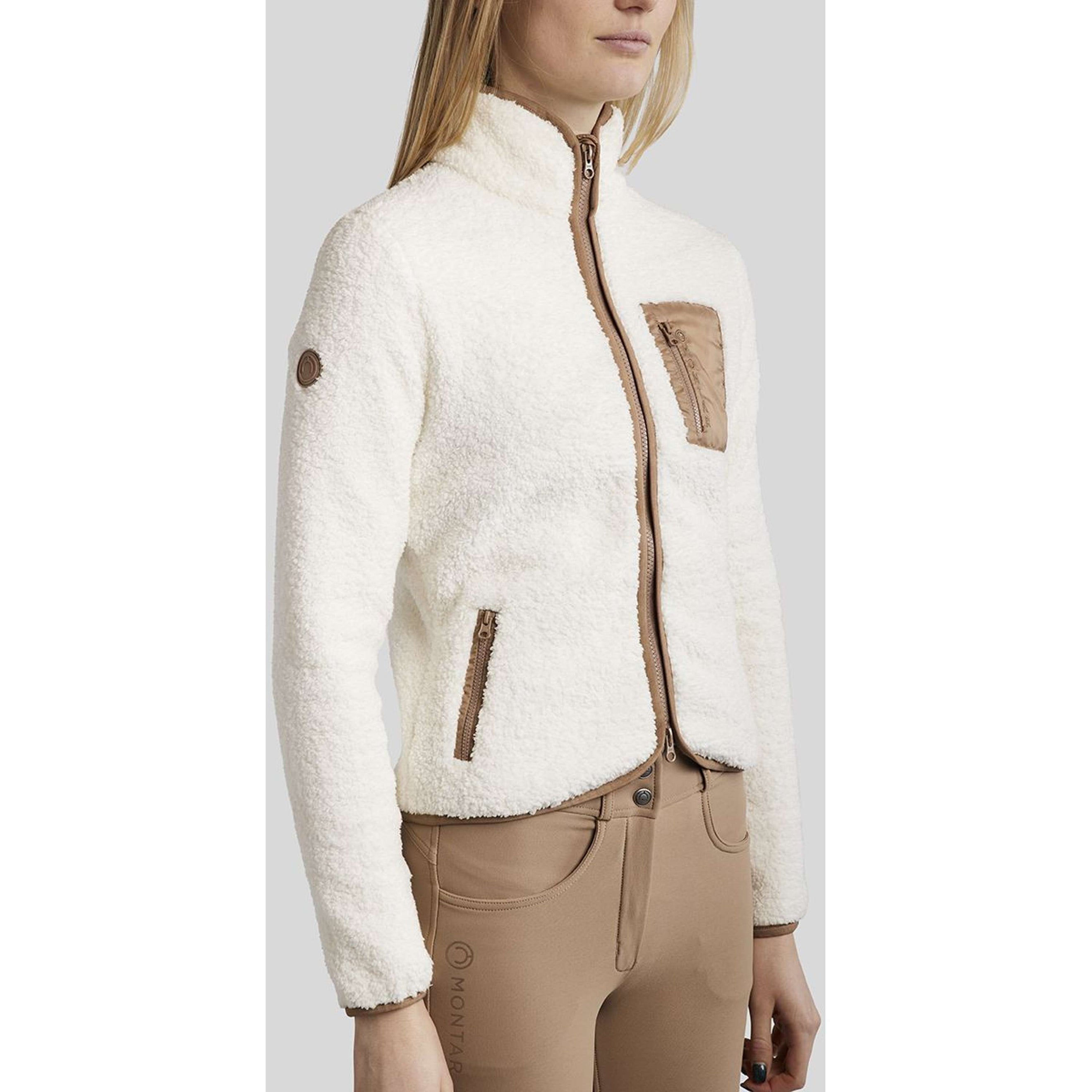 Montar Blouson MoLea Teddy Blanc cassé