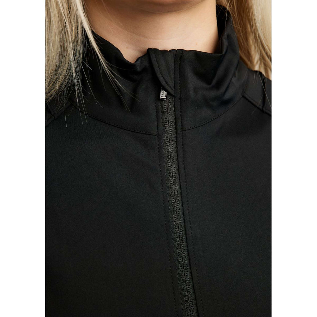 Montar Blouson MoPearl Pintuck Gun Metal Crystals Noir