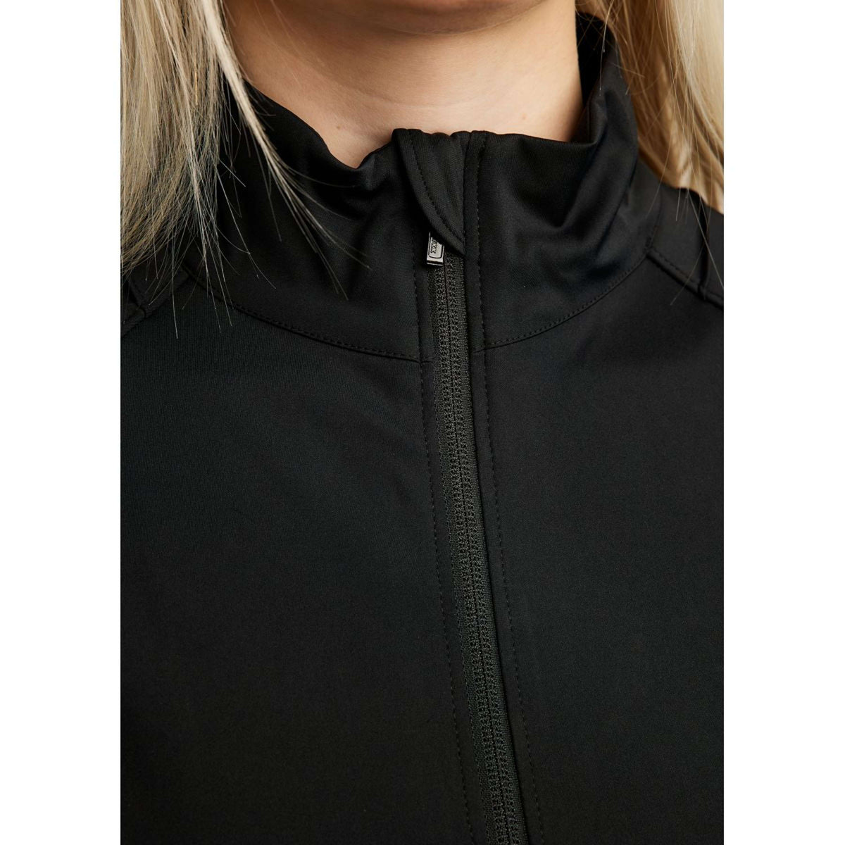 Montar Blouson MoPearl Pintuck Gun Metal Crystals Noir