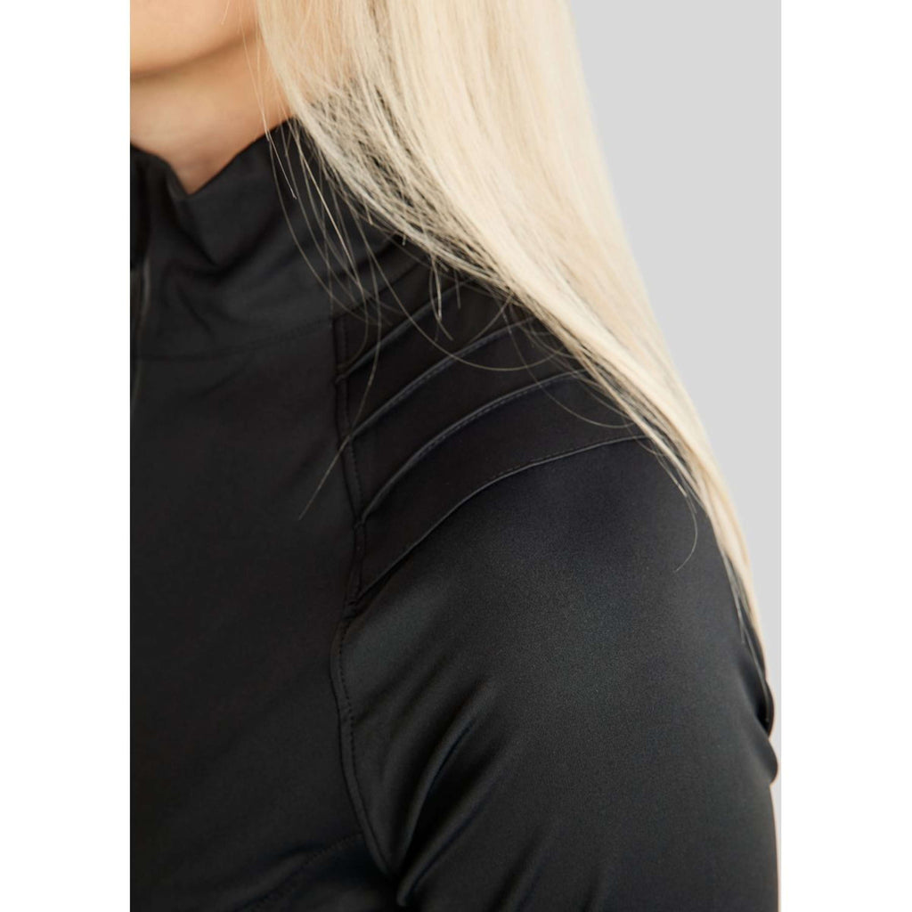 Montar Blouson MoPearl Pintuck Gun Metal Crystals Noir