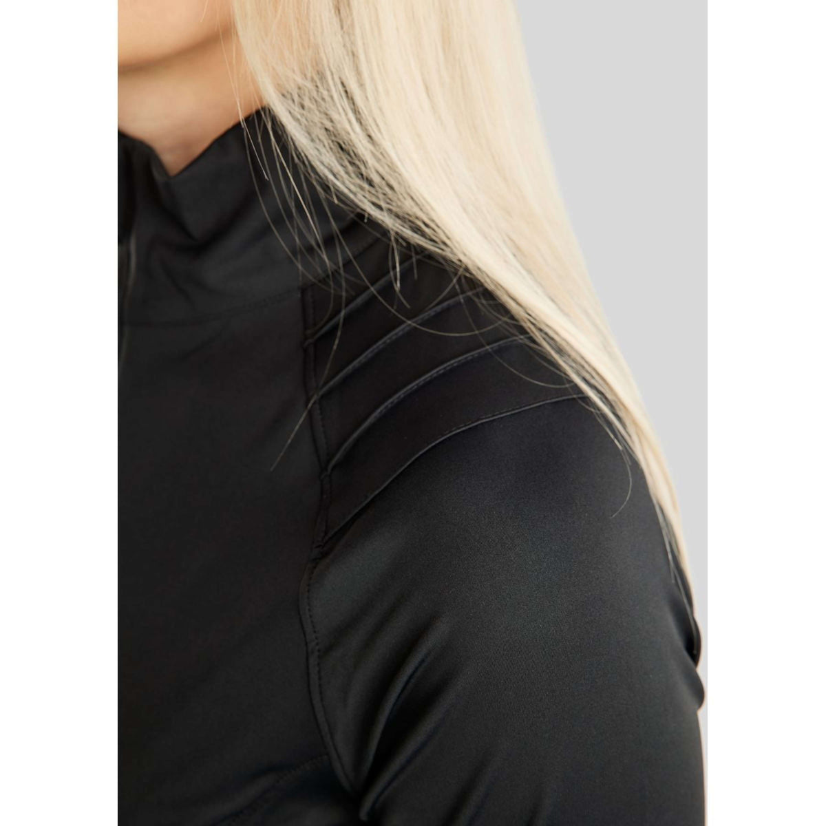 Montar Blouson MoPearl Pintuck Gun Metal Crystals Noir