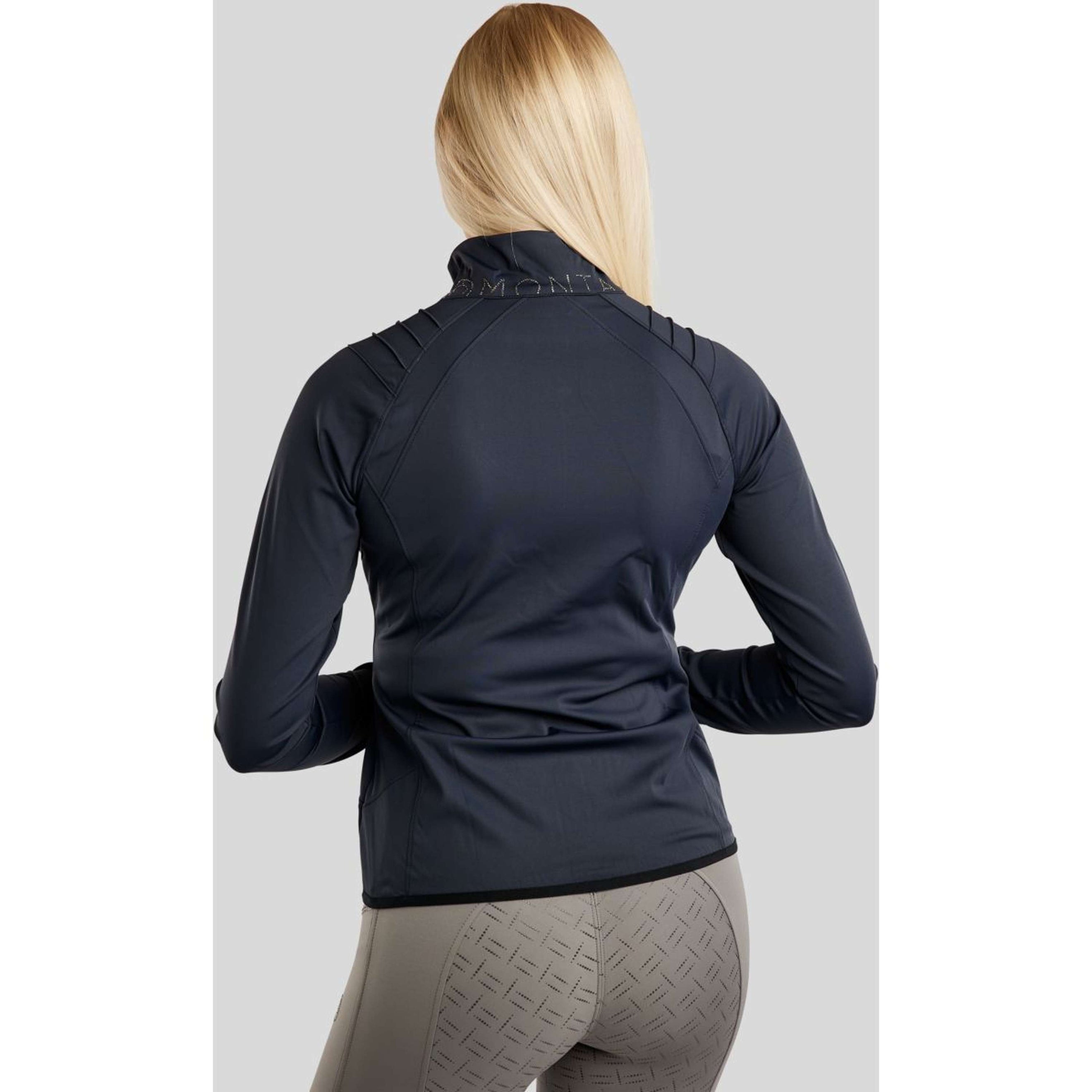 Montar Blouson MoPearl Pintuck Gun Metal Crystals Marin Montar Blouson MoPearl Pintuck Gun Metal Crystals Marin