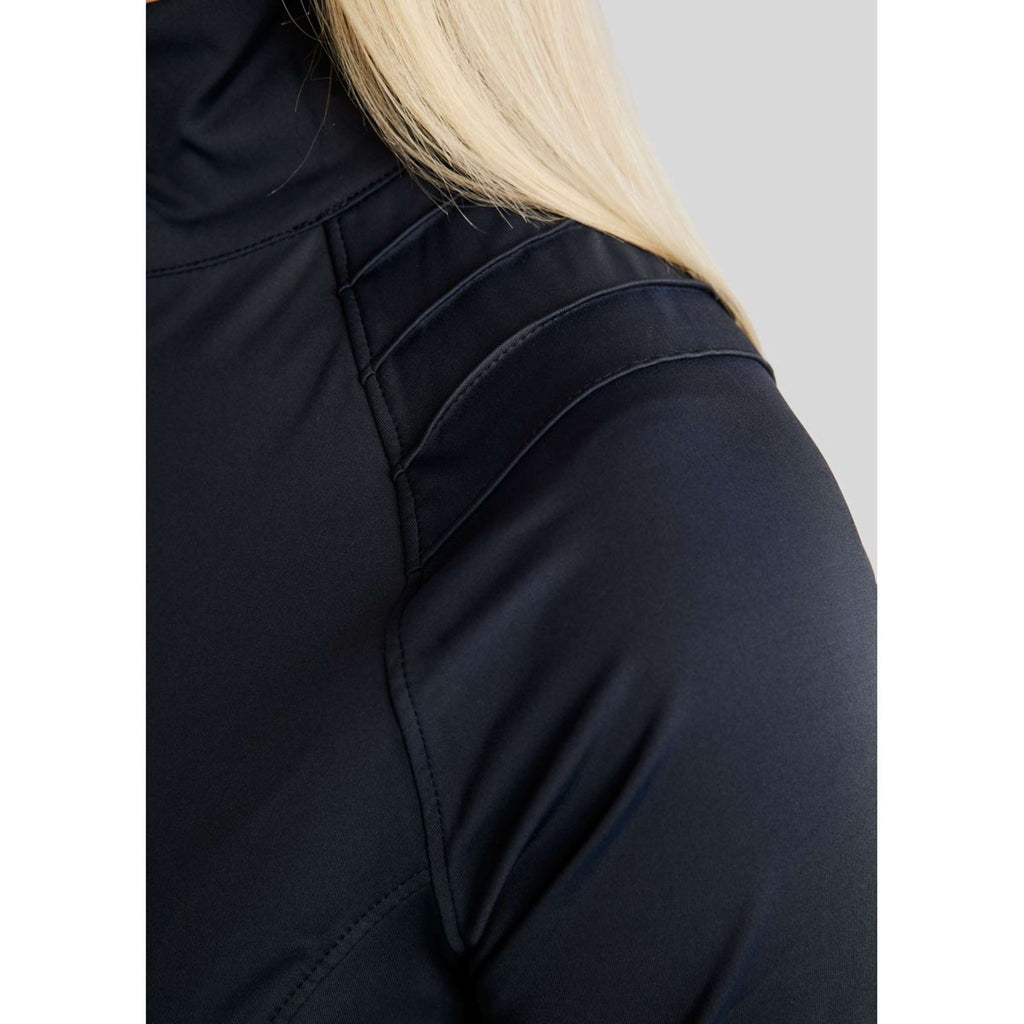 Montar Blouson MoPearl Pintuck Gun Metal Crystals Marin