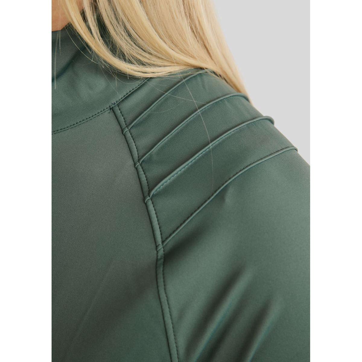 Montar Blouson MoPearl Pintuck Gun Metal Crystals Jade