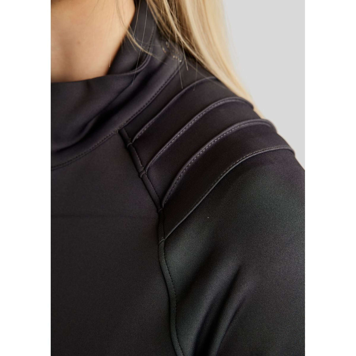 Montar Blouson MoPearl Pintuck Gun Metal Crystals Slate Grey