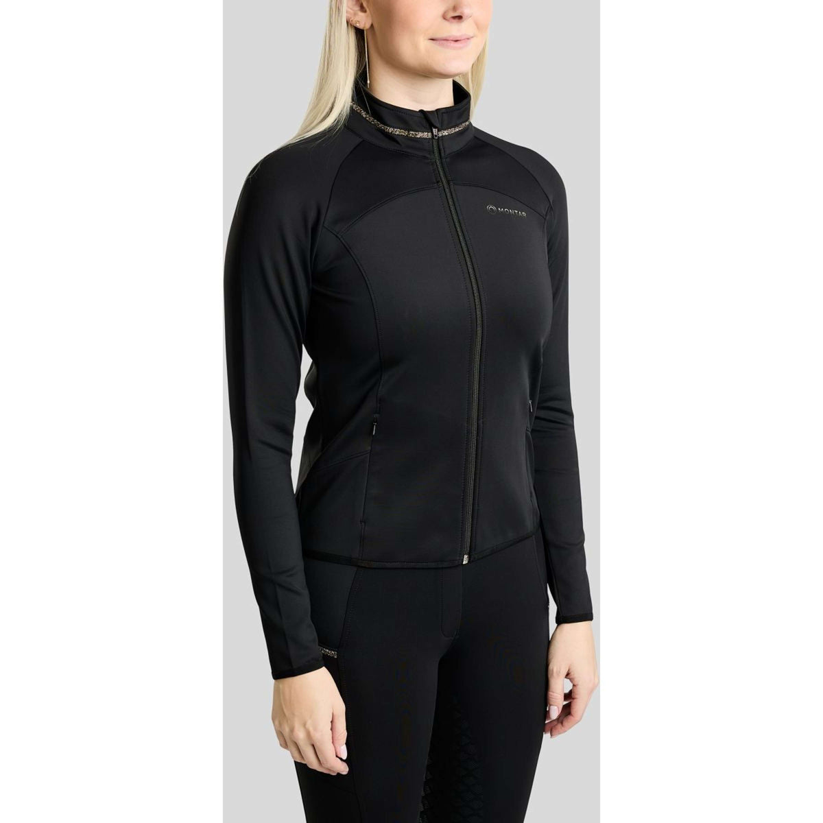 Montar Veste MoVeronica Golden Quartz Crystal Noir