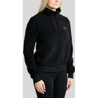Montar Pull MoEbba Q-Zip Teddy Pile Golden Quartz Noir