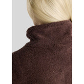 Montar Pull MoEbba Q-Zip Teddy Pile Golden Quartz Black Peony