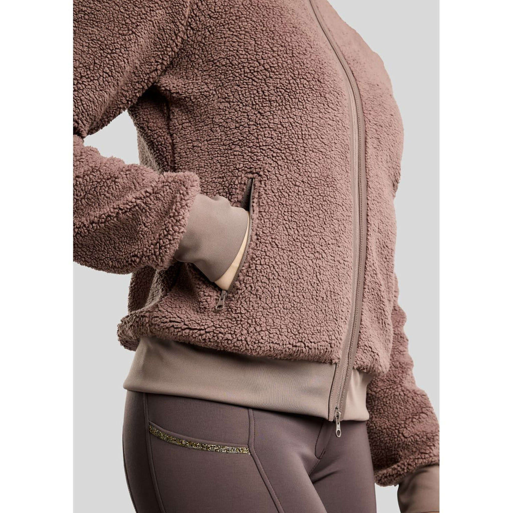 Montar Veste MoEbba Teddy Pile Golden Quartz Nougat Brown