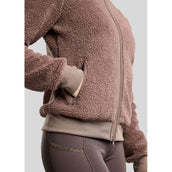 Montar Veste MoEbba Teddy Pile Golden Quartz Nougat Brown