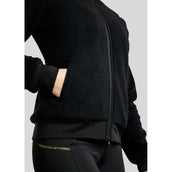 Montar Veste MoEbba Teddy Pile Golden Quartz Noir