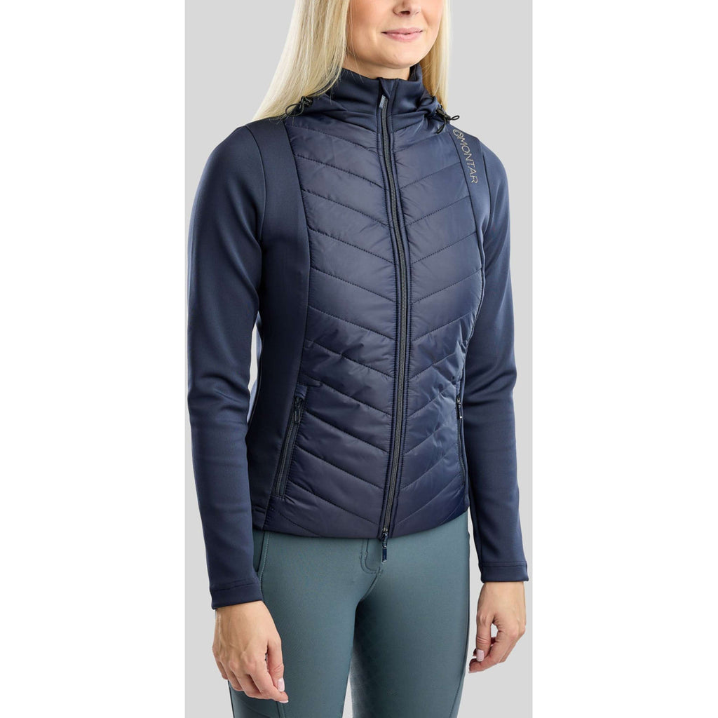 Montar Blouson MoEverline Hybrid Detachable Hood Golden Quartz Crystals Marine