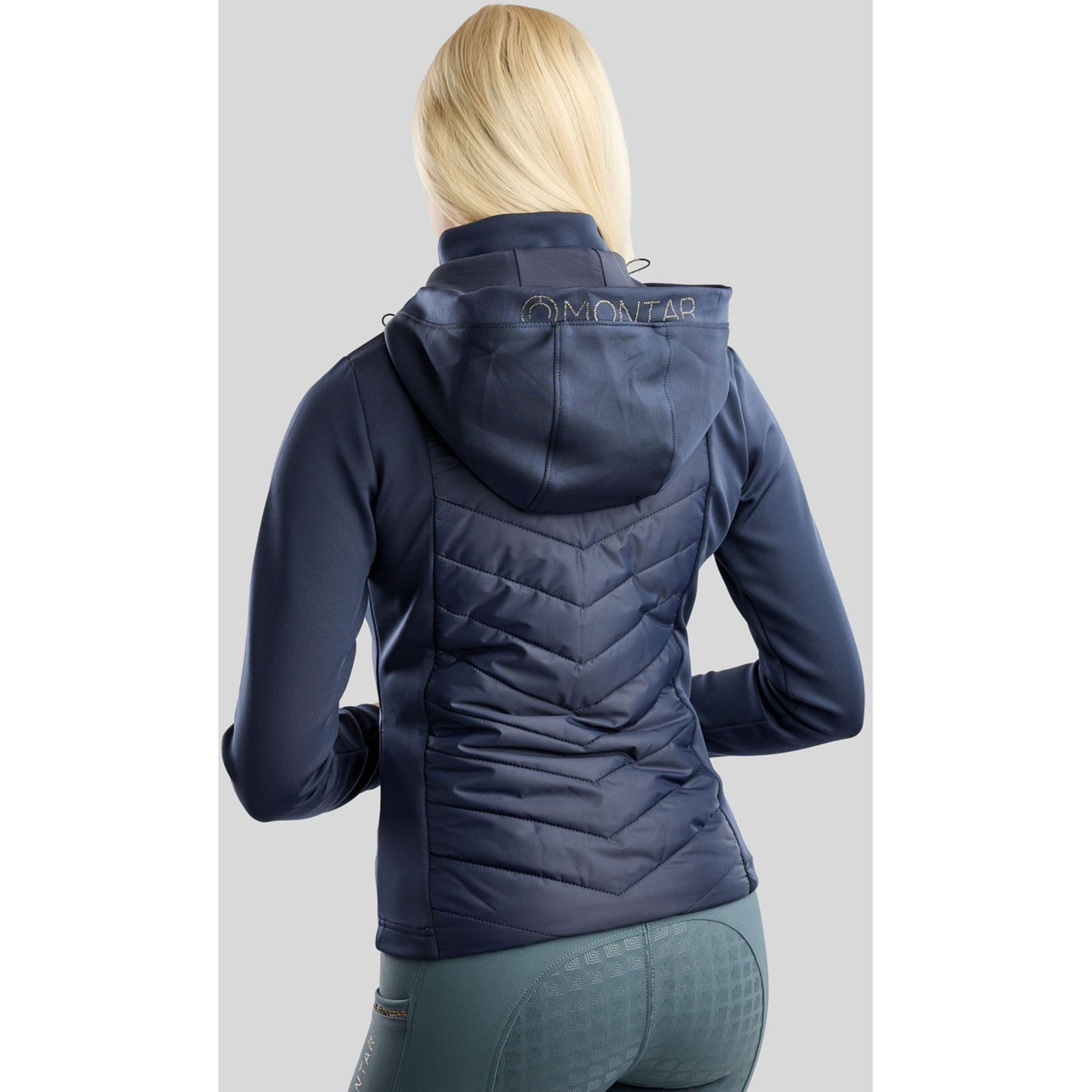 Montar Blouson MoEverline Hybrid Detachable Hood Golden Quartz Crystals Marine