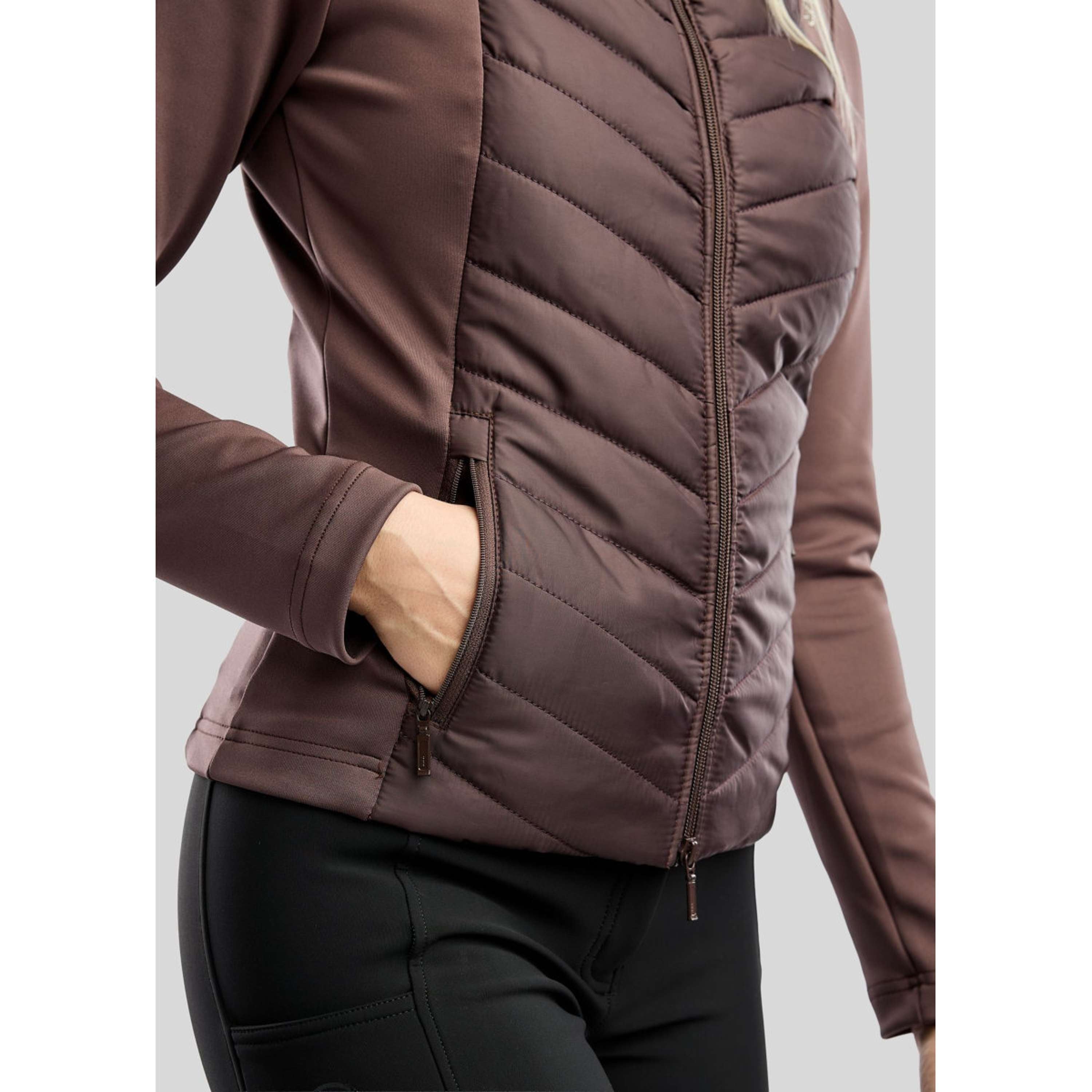 Montar Blouson MoEverline Hybrid Detachable Hood Golden Quartz Crystals Black Peony