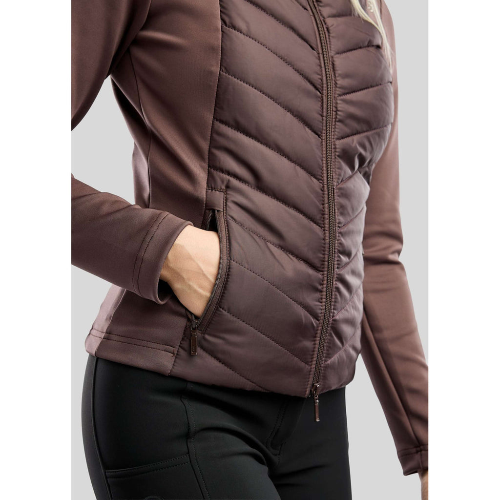 Montar Blouson MoEverline Hybrid Detachable Hood Golden Quartz Crystals Black Peony