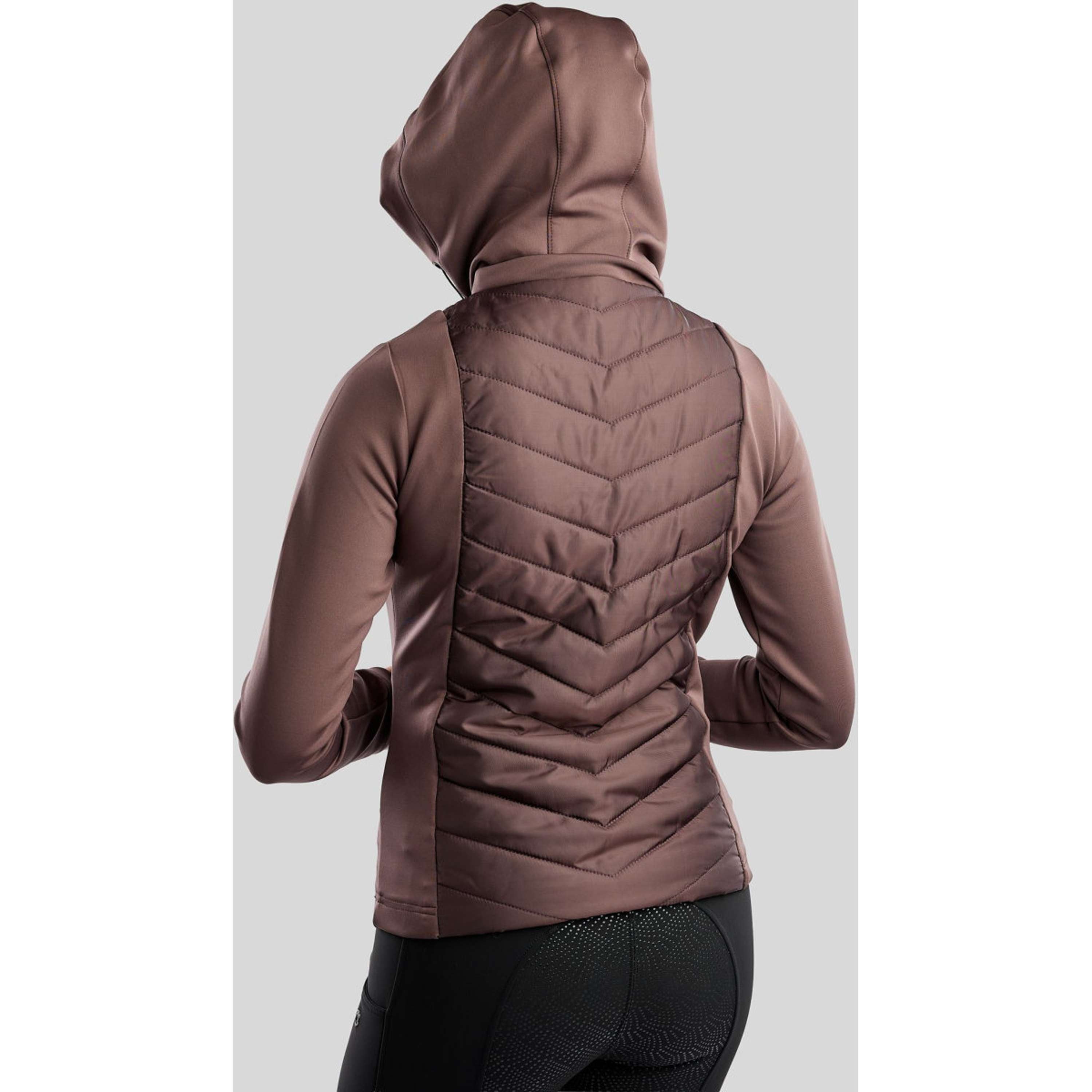 Montar Blouson MoEverline Hybrid Detachable Hood Golden Quartz Crystals Black Peony