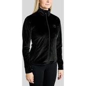 Montar Veste MoValerie Velvet Golden Quartz Crystals Noir