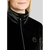 Montar Veste MoValerie Velvet Golden Quartz Crystals Noir