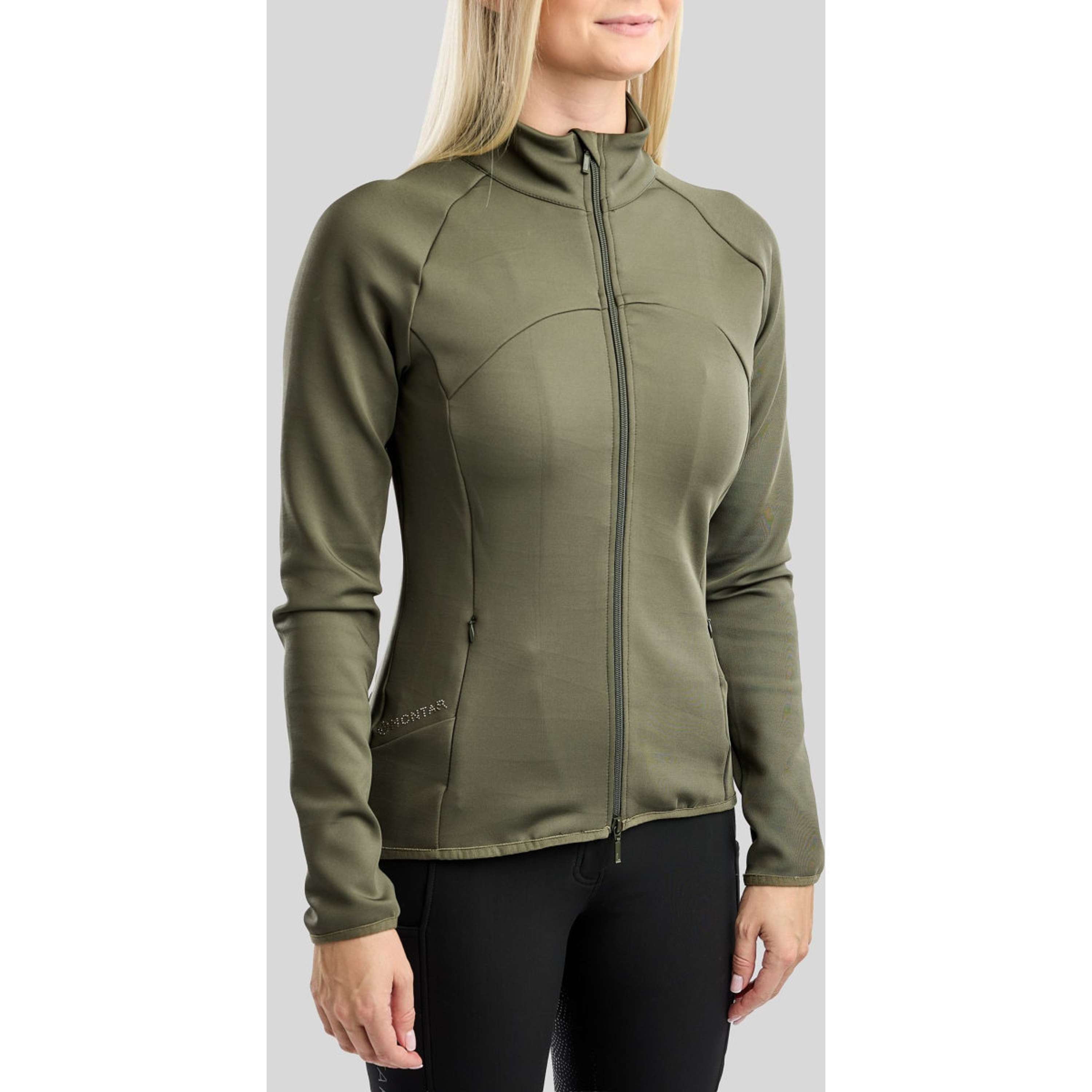 Montar Blouson MoEverline Golden Quartz Crystals High Collar Forest Green