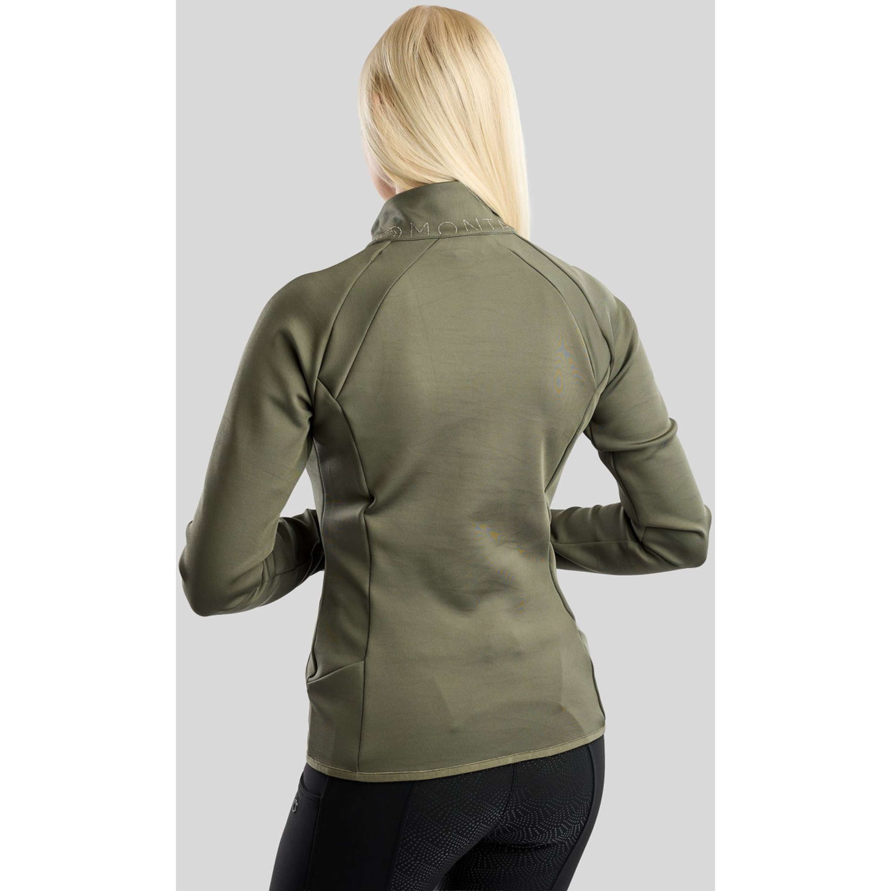 Montar Blouson MoEverline Golden Quartz Crystals High Collar Forest Green