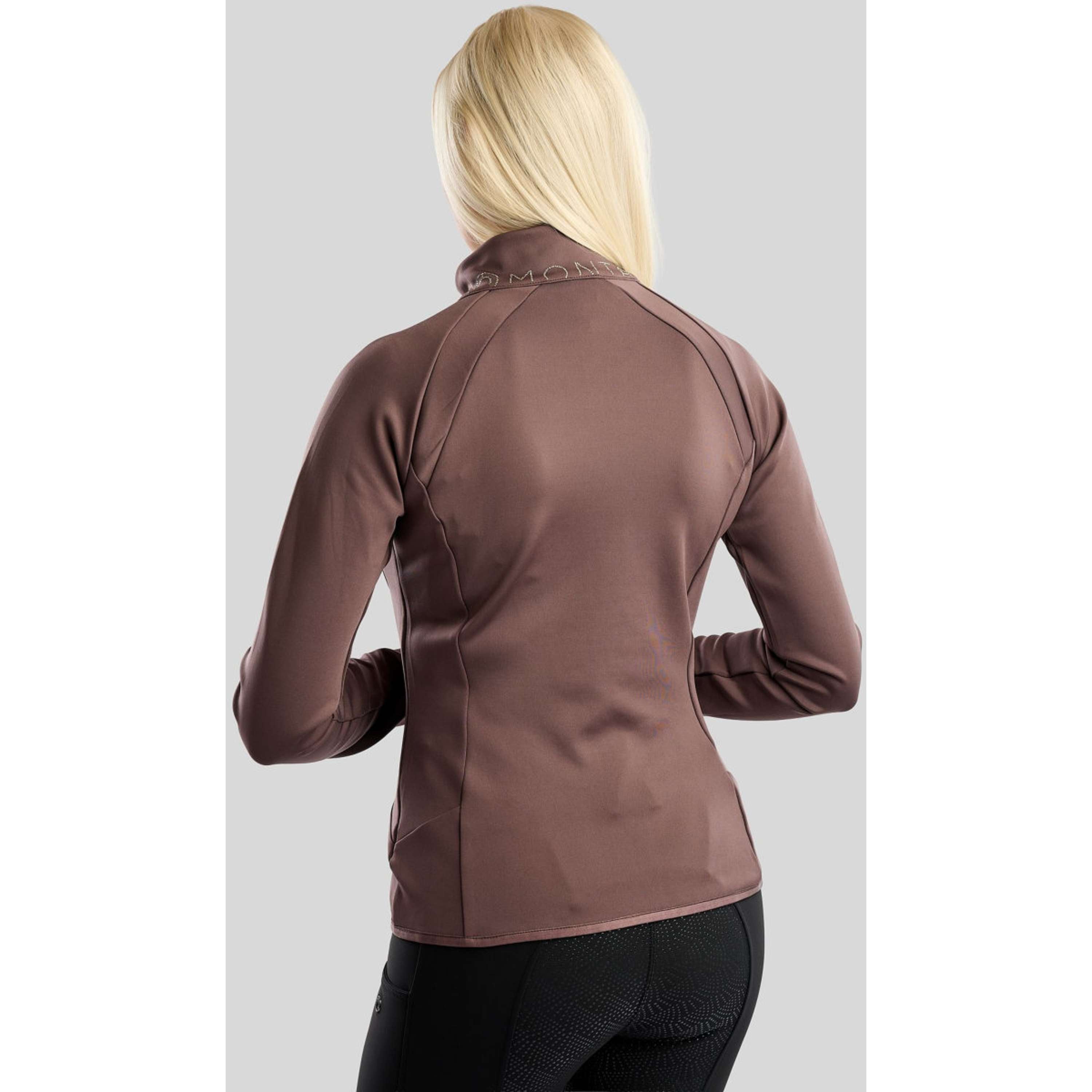 Montar Blouson MoEverline Golden Quartz Crystals High Collar Black Peony