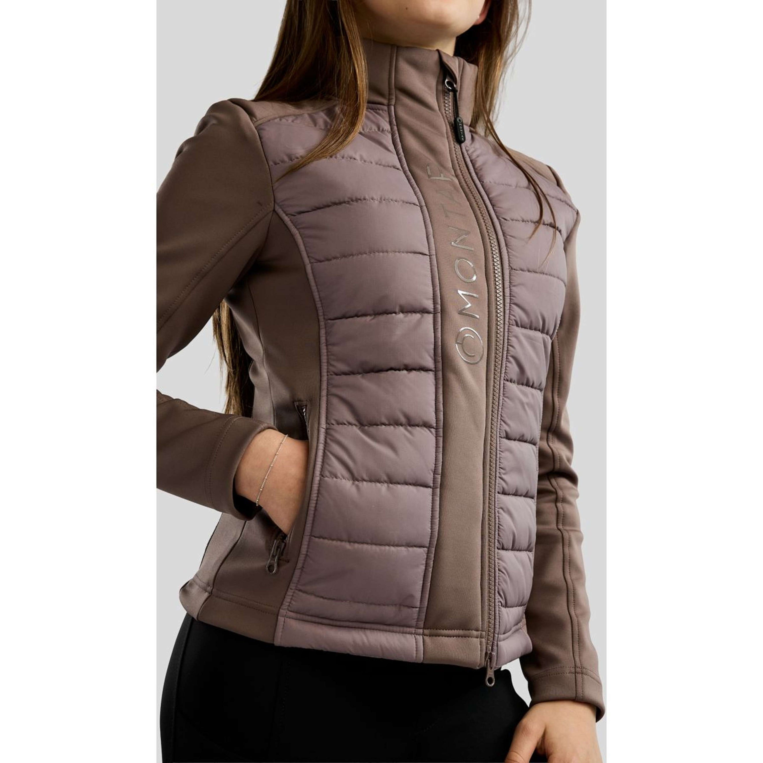 Montar Blouson Emma Quilt Kids Nougat Brown