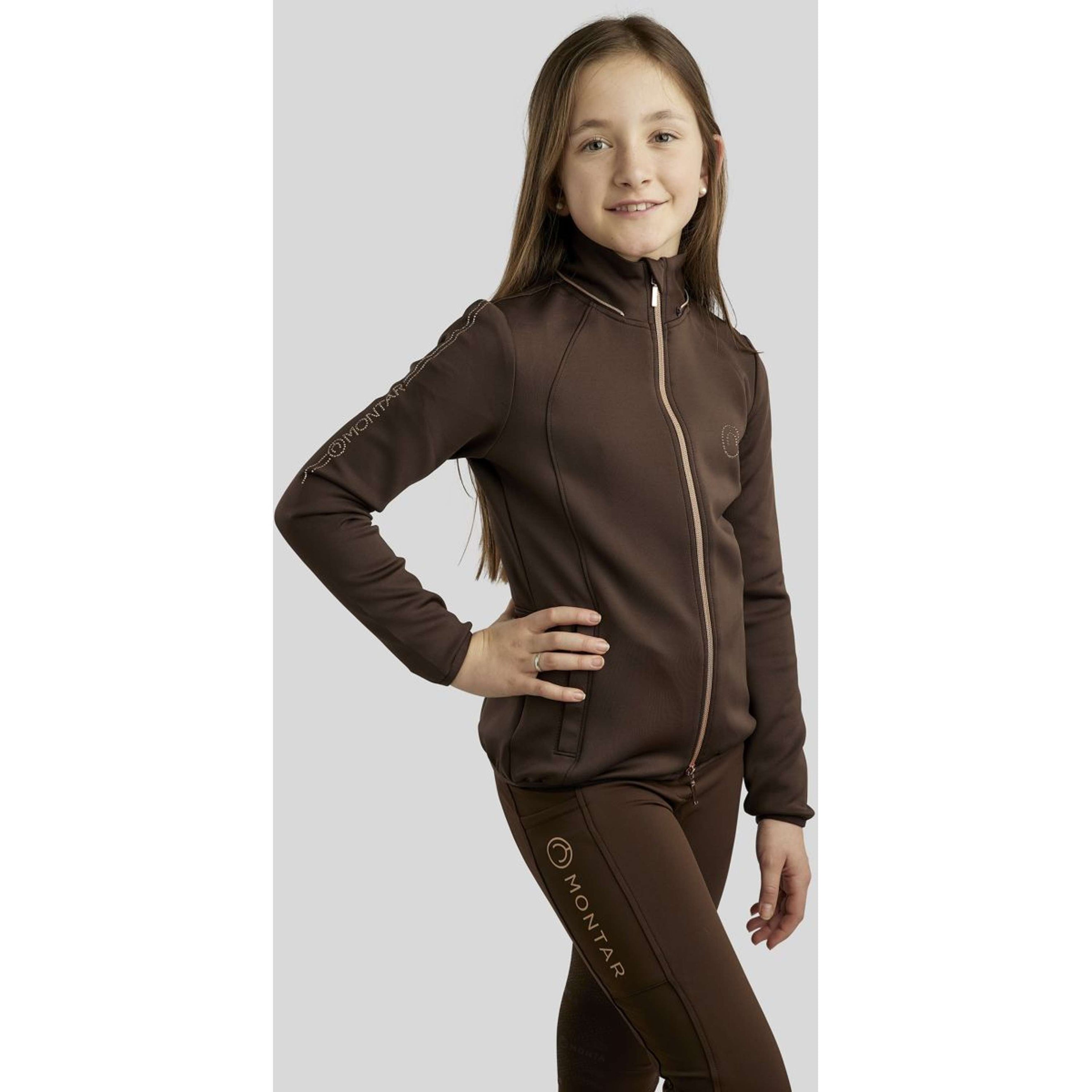 Montar Blouson MoFLora Rosegold Crystals Junior Marron