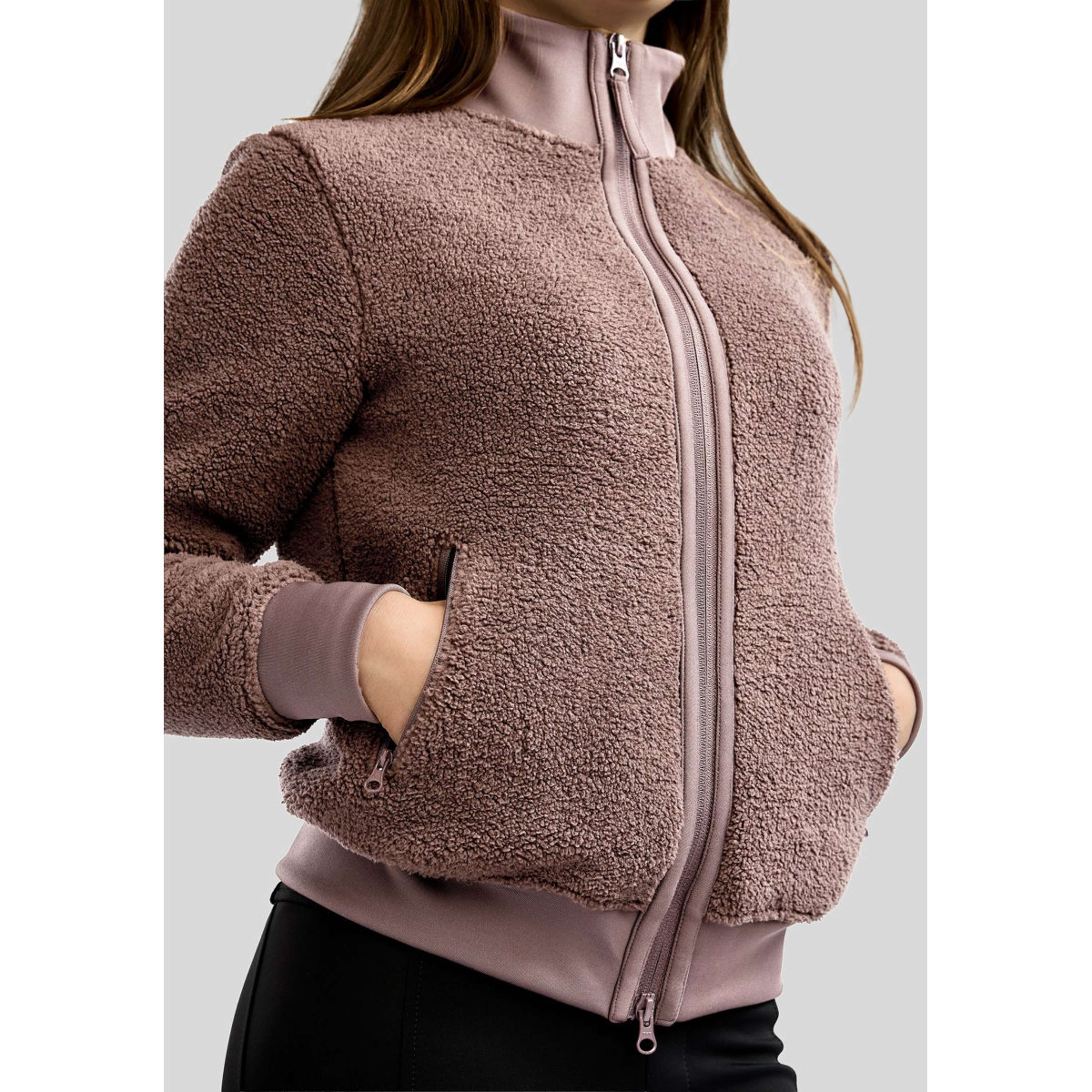 Montar Veste MoEbba Teddy Pile Golden Quartz Kids Nougat Brown