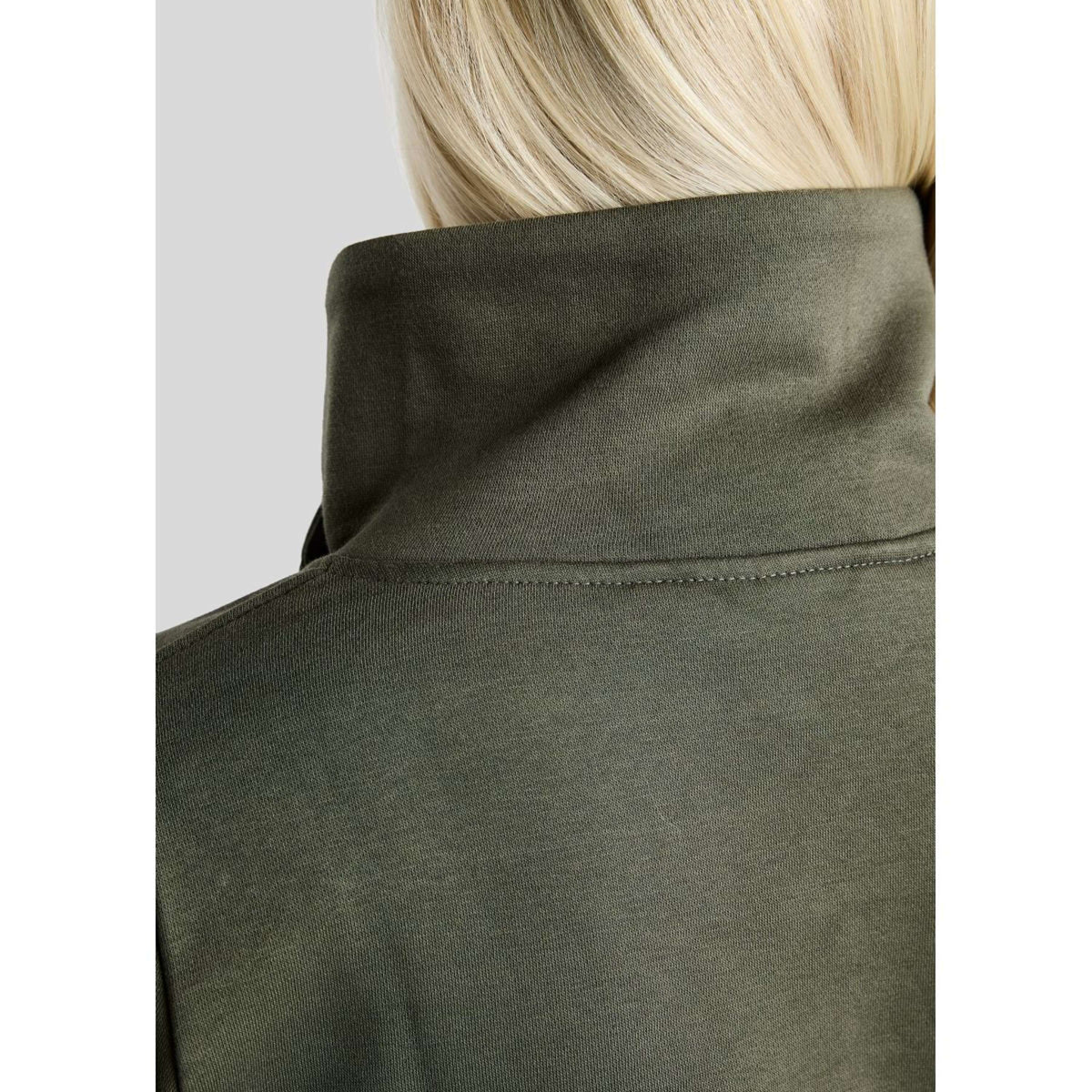 Montar Pull-over MoNaja High Collar Golden Quartz Crystals Forest Green