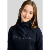 Montar Pull-over MoNaja High Collar Golden Quartz Crystals Kids Marine