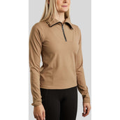 Montar Chemise MoRachel Quarter Zip Latte