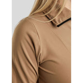 Montar Chemise MoRachel Quarter Zip Latte