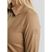 Montar Chemise MoRachel Quarter Zip Latte