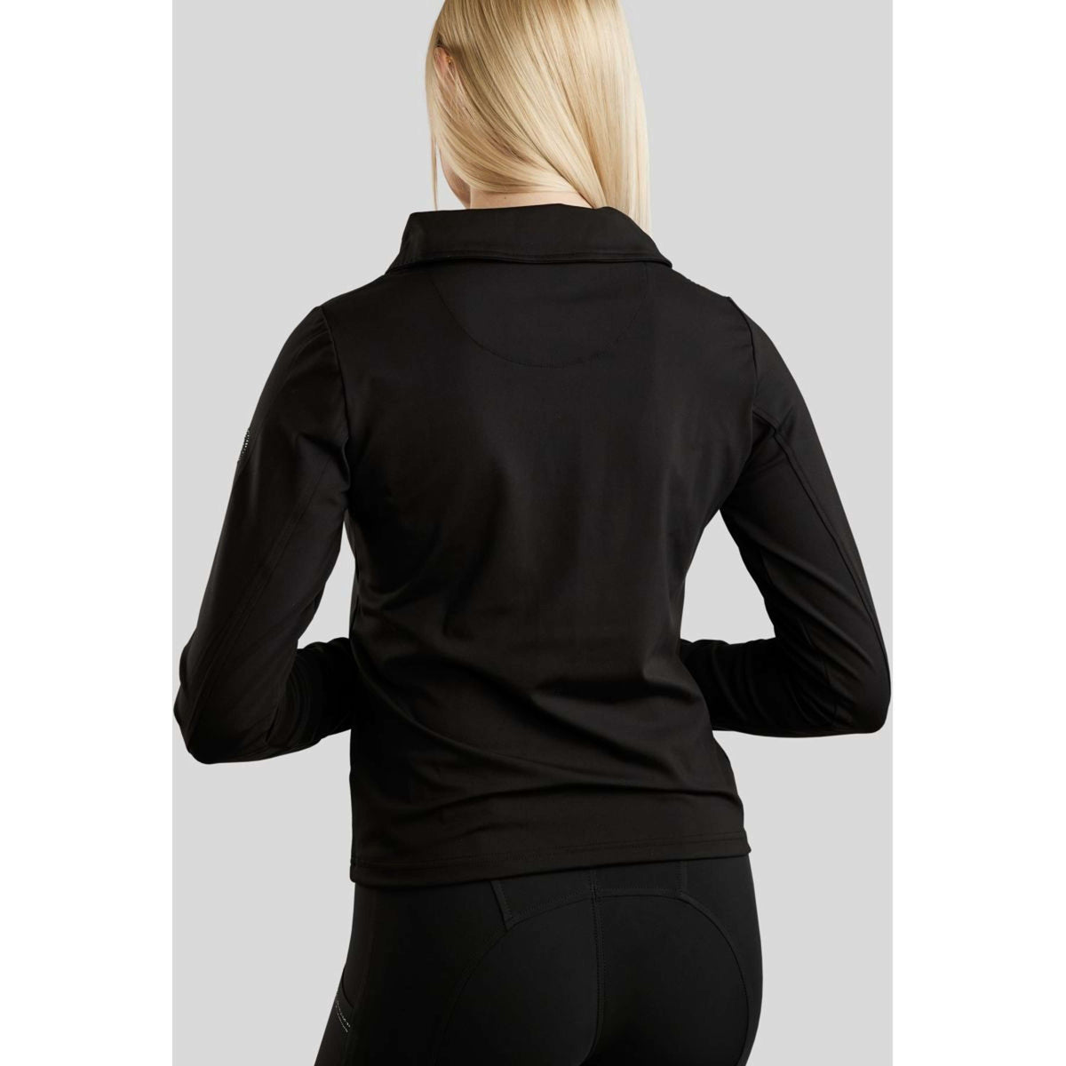 Montar Chemise MoRachel Quarter Zip Noir