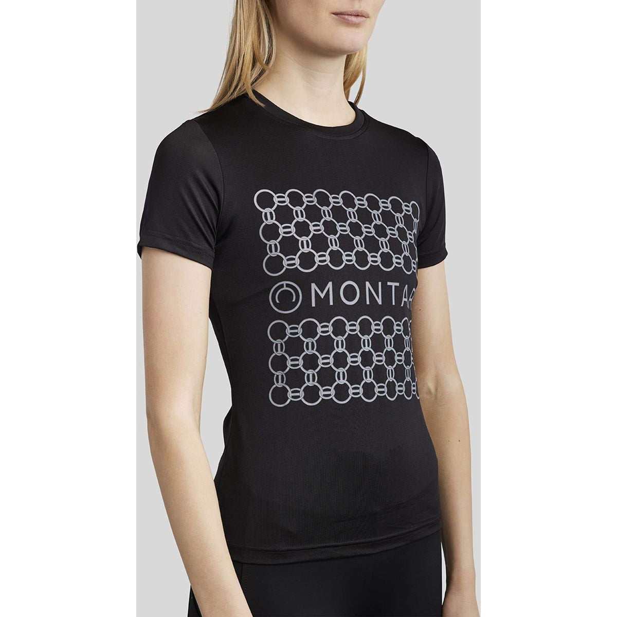 Montar T-Shirt MoChain Frontprinted Noir