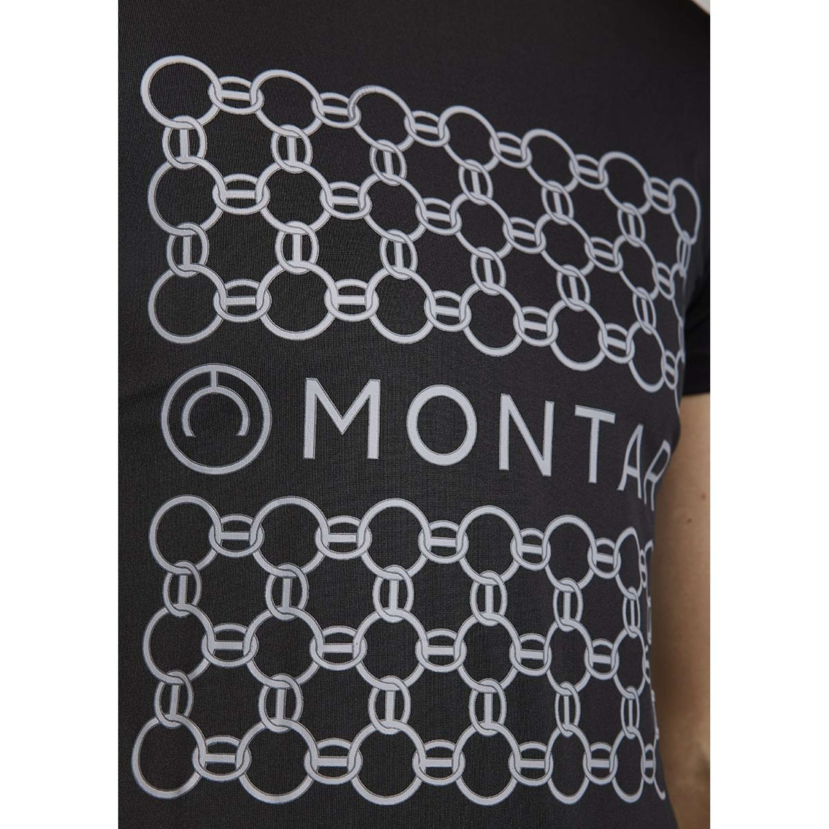 Montar T-Shirt MoChain Frontprinted Noir