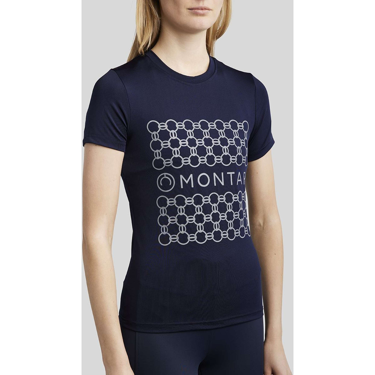 Montar T-Shirt MoChain Frontprinted Marin foncé