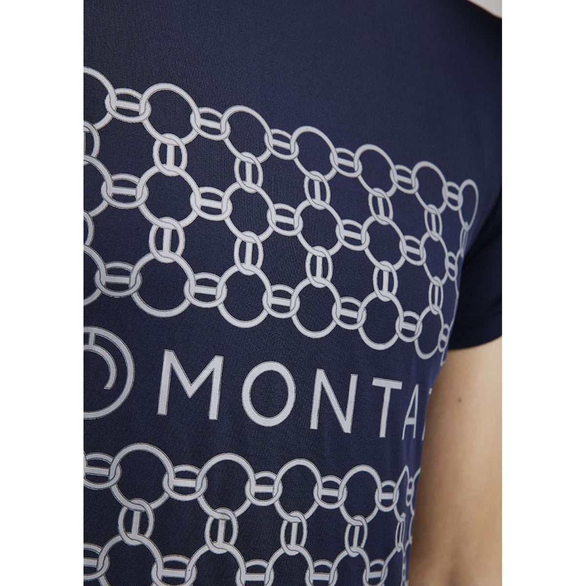 Montar T-Shirt MoChain Frontprinted Marin foncé