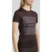 Montar T-Shirt MoChain Frontprinted Marron