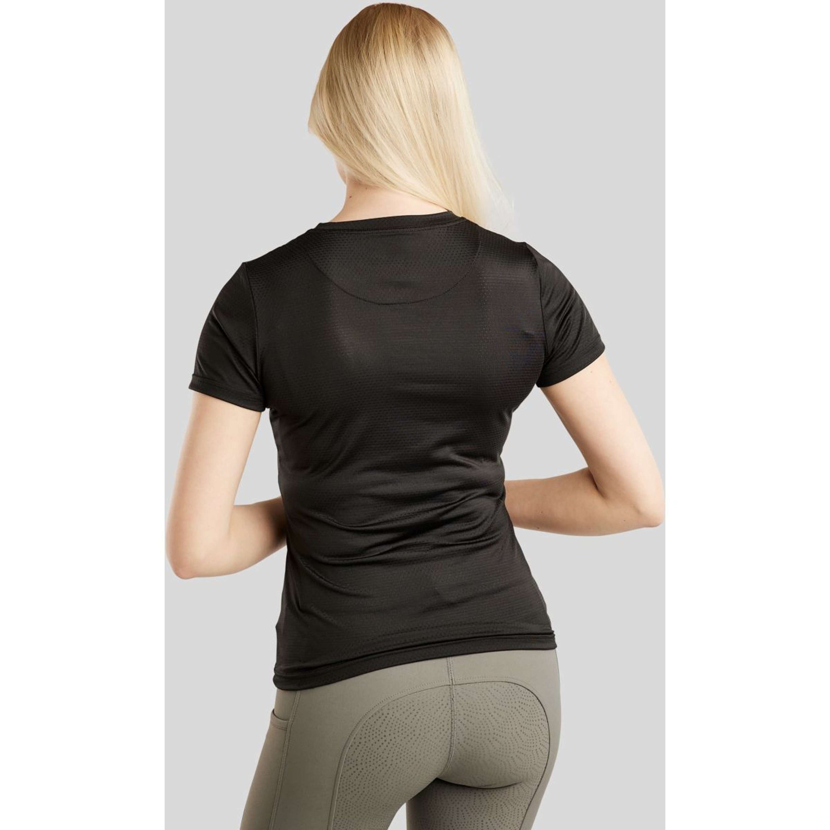 Montar T-Shirt MoGrace Mesh Tee Noir Montar T-Shirt MoGrace Mesh Tee Noir