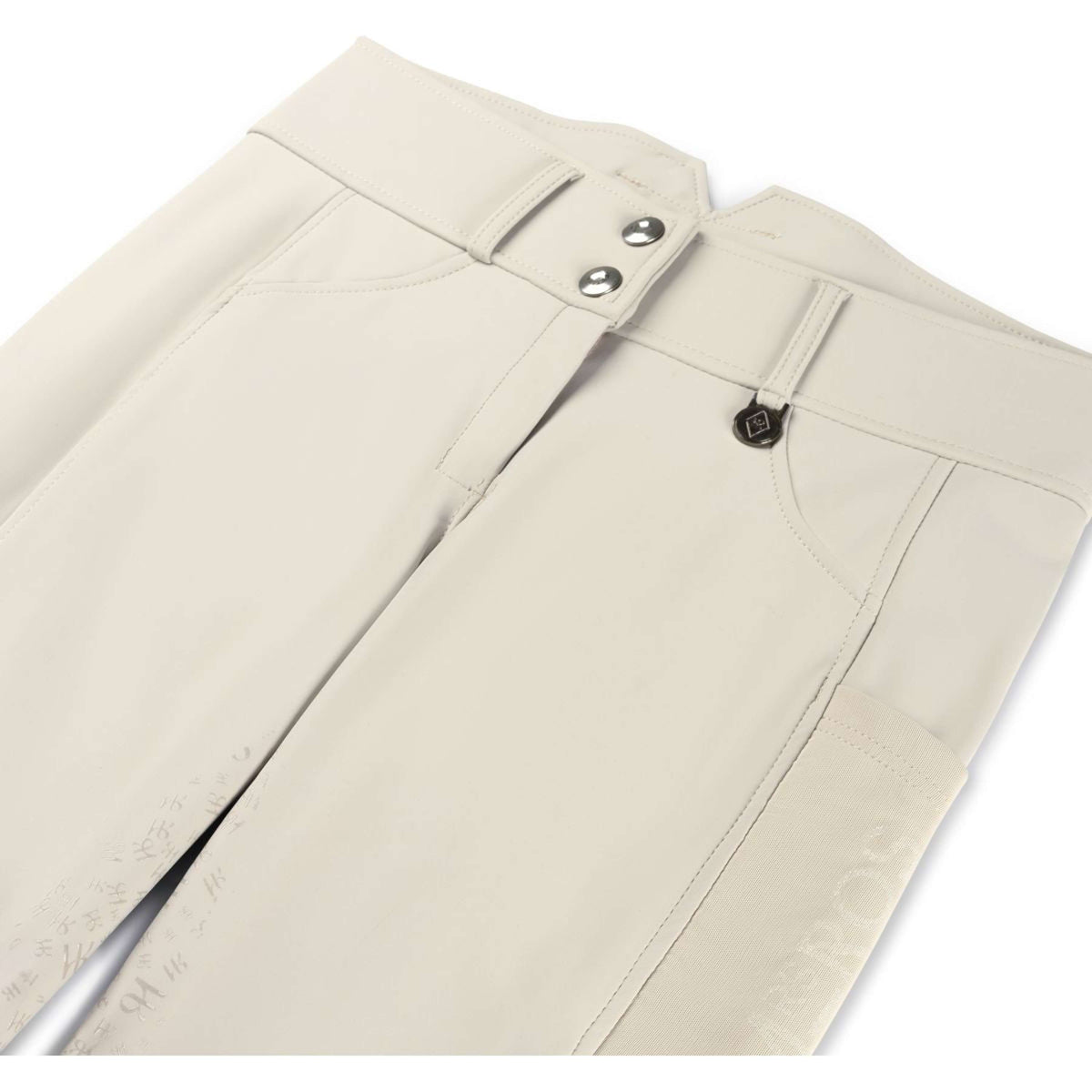 Mrs. Ros Pantalon d'Équitation Amsterdam Full Grip Beige