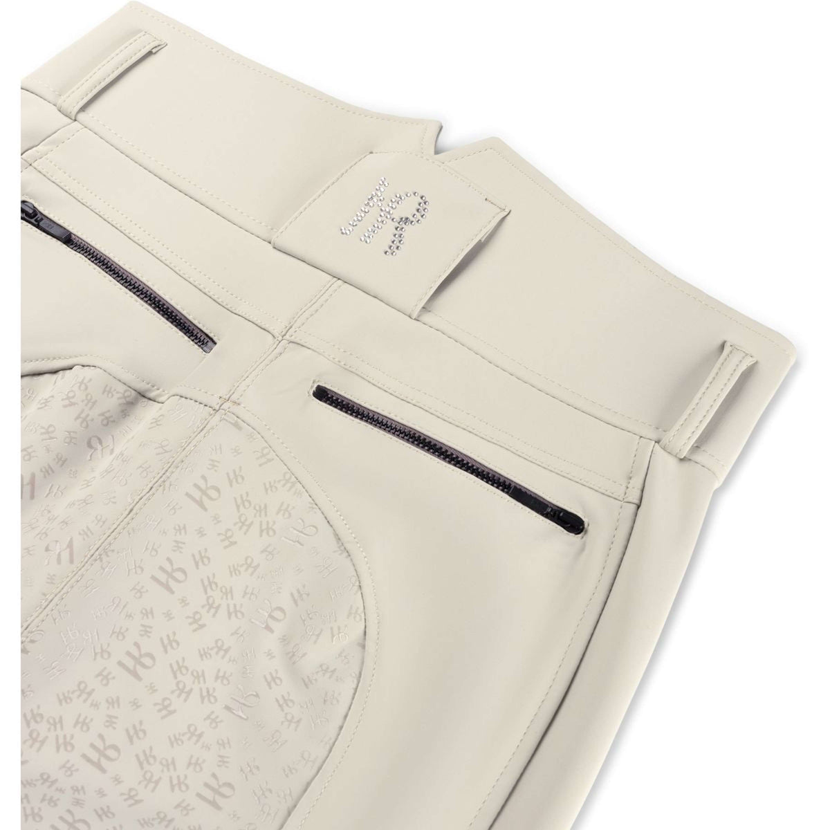 Mrs. Ros Pantalon d'Équitation Amsterdam Full Grip Beige