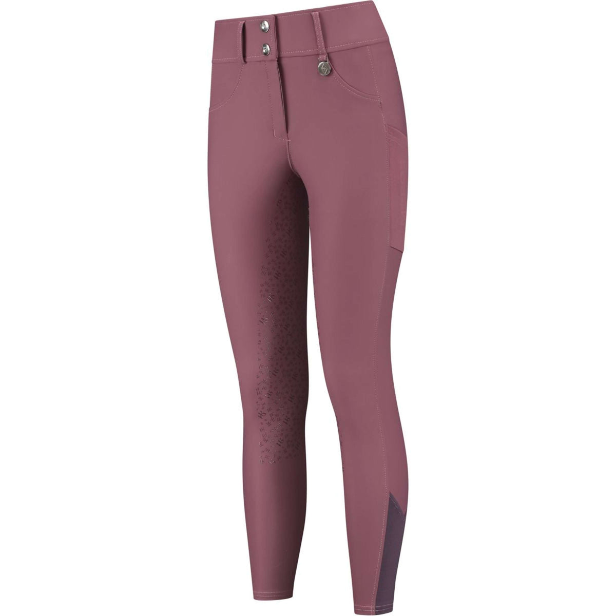 Mrs. Ros Pantalon d'Équitation Amsterdam Full Grip Rose foncé
